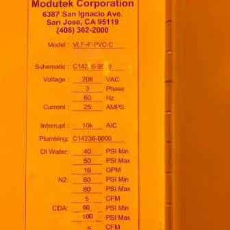 Modutek VLF PVC C Bench