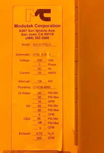 Modutek VLF PVC C Bench