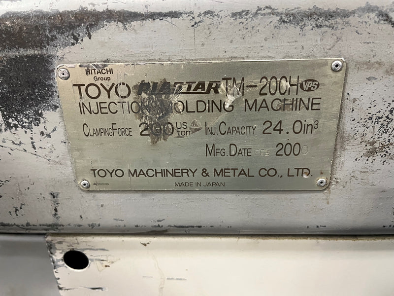 Toyo Plastar TM-200 H Injection Molding Machine
