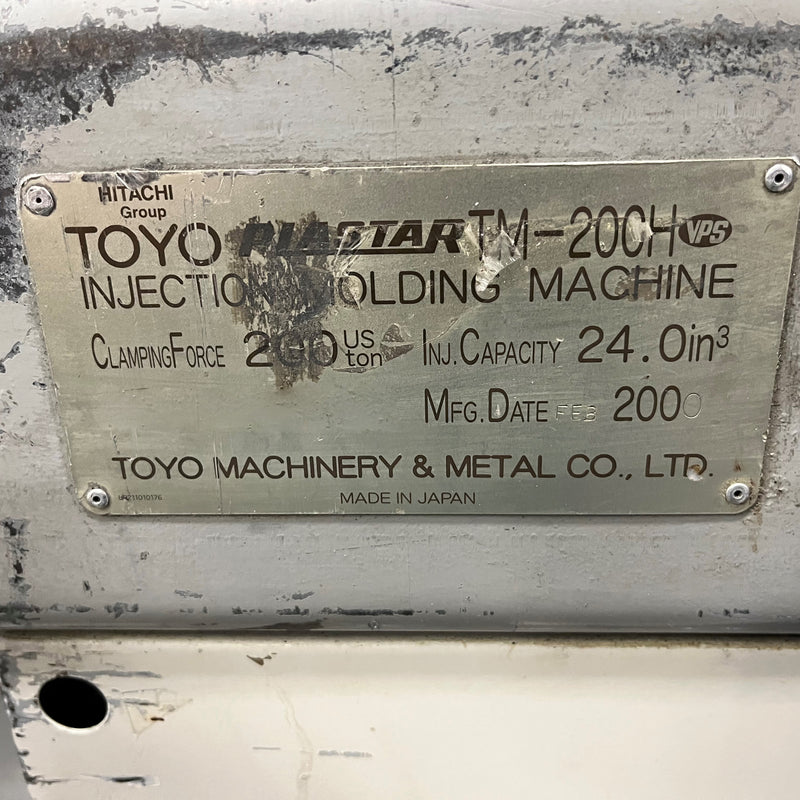Toyo Plastar TM-200 H Injection Molding Machine