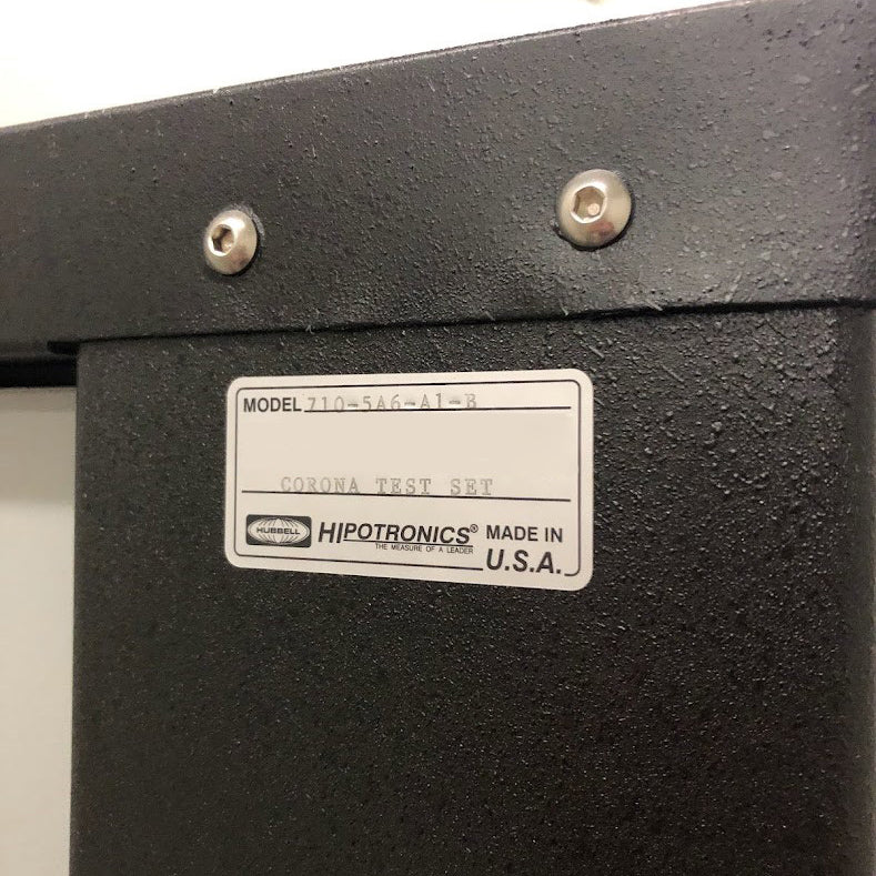 Hipotronics 710-5 A 6 A 1-B Partial Discharge System