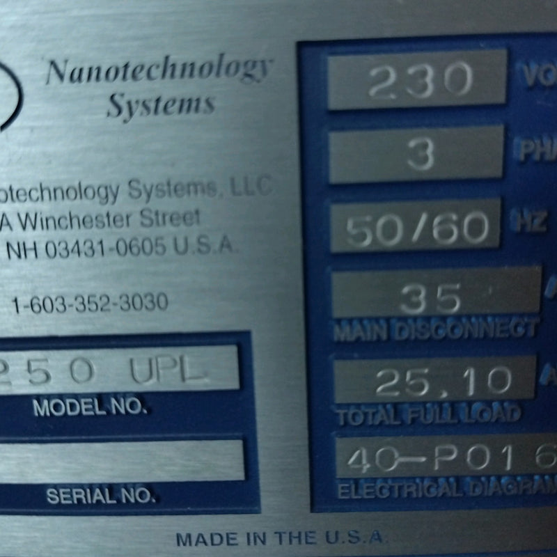 Moore Nanotechnology 250 Ultra Precision Machine