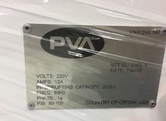 PVA Delta 6 Coater