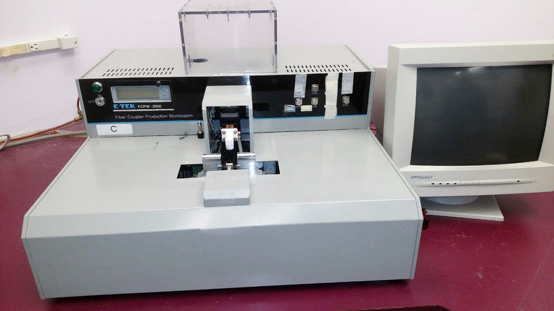 E-Tek FCPW 2000 Fiber Coupler Production Workstation