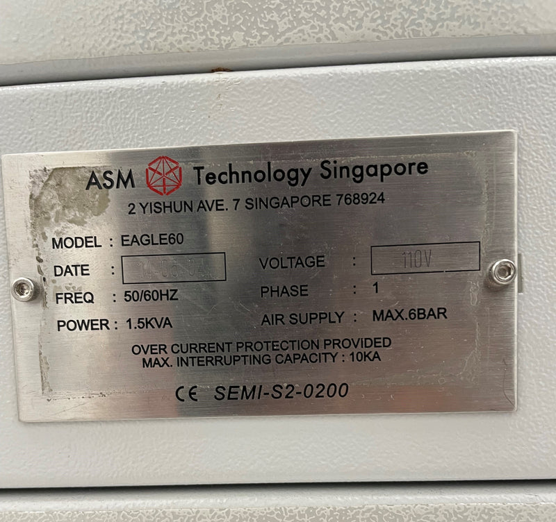ASM Eagle 60 Wire Bonder