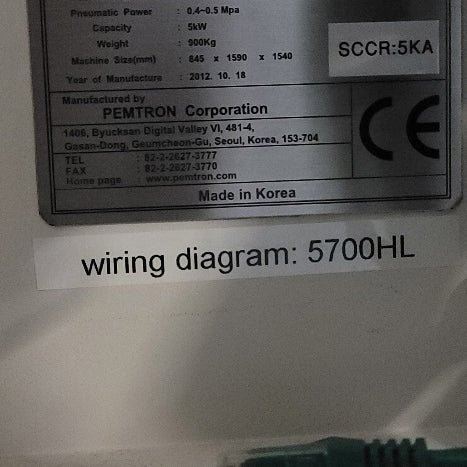 Pemtron TROI 5700 HL SPI (Solder Paste Inspection)