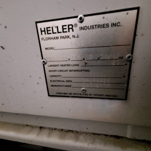 Heller 1500 EXL Reflow Oven