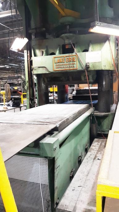 Lake Erie Hydraulic Press