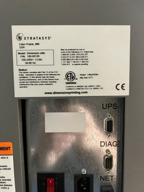 Stratasys Dimension Elite 3D Printer