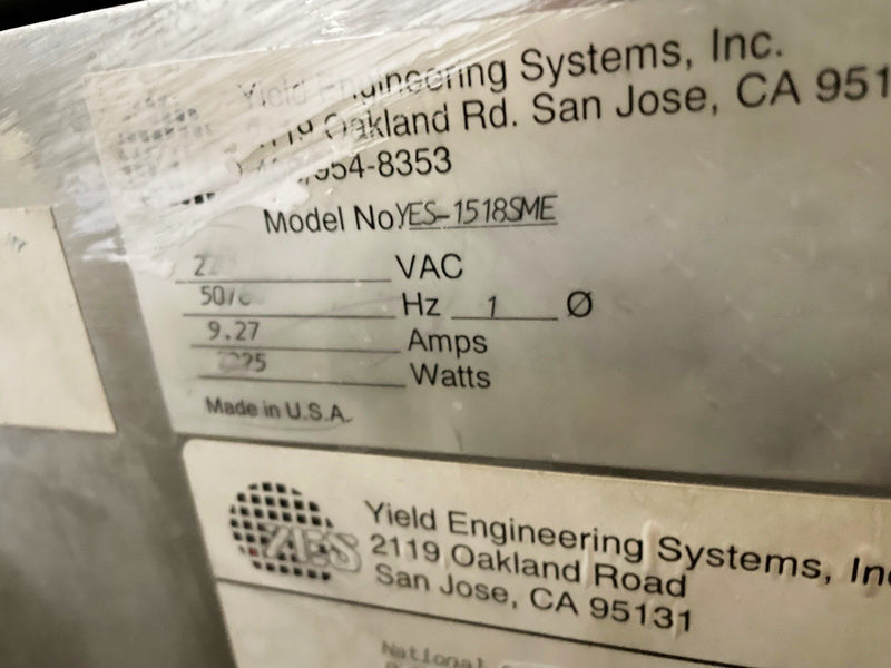 Yes 1518 SME Vacuum Oven
