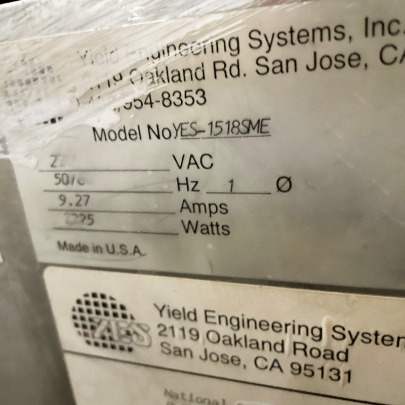 Yes 1518 SME Vacuum Oven