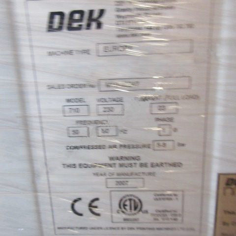 Dek 710 Stencil Printer