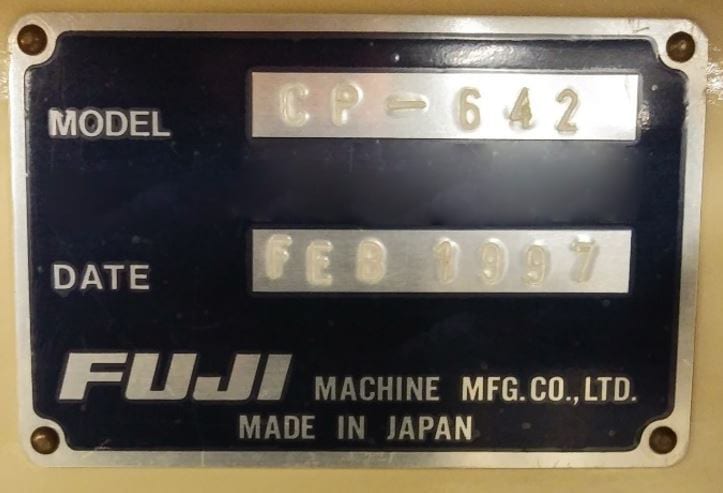 Fuji CP 642 Pick and Place
