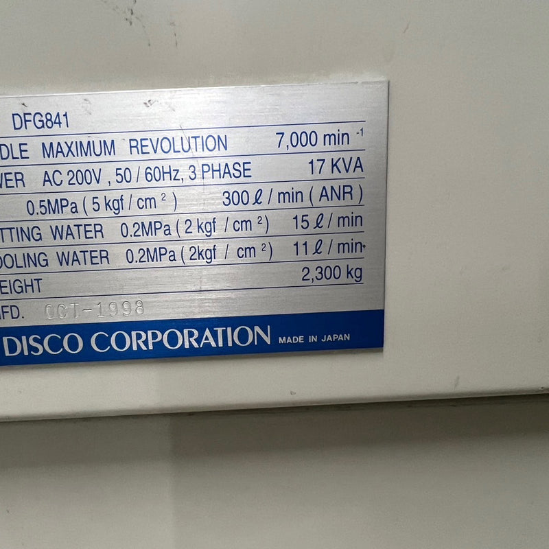 Disco DFG 841 Automatic Grinder