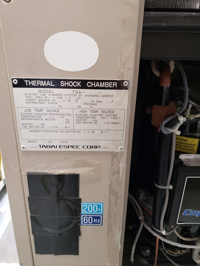 ESPEC TSA 71 S Thermal Shock Chamber