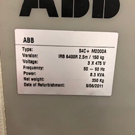 ABB S 4 C+ M 2000 A Controller