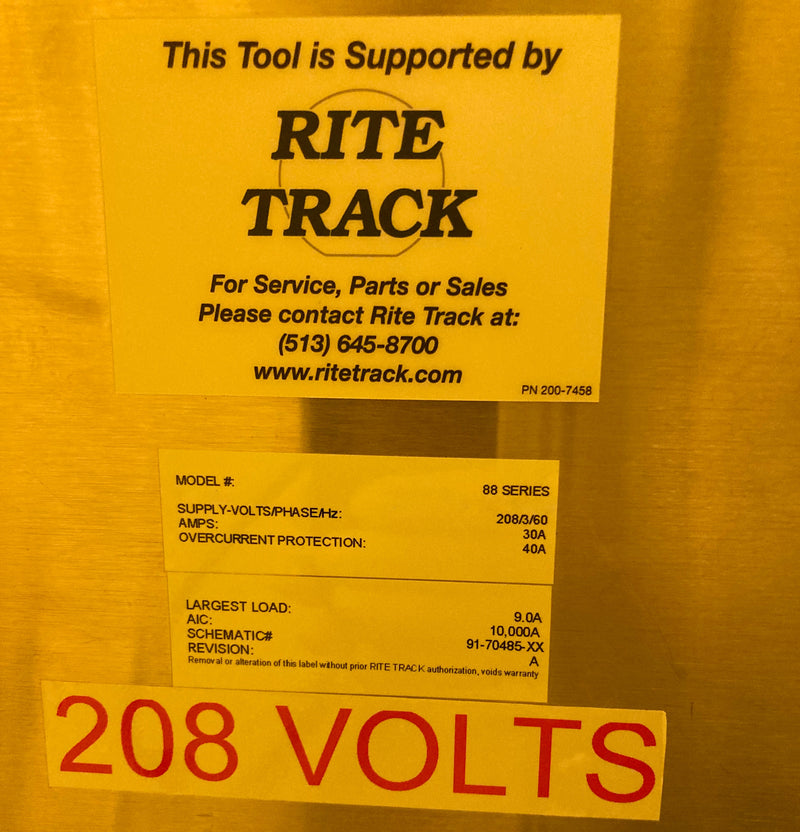 Rite Track 88 Coater / Developer