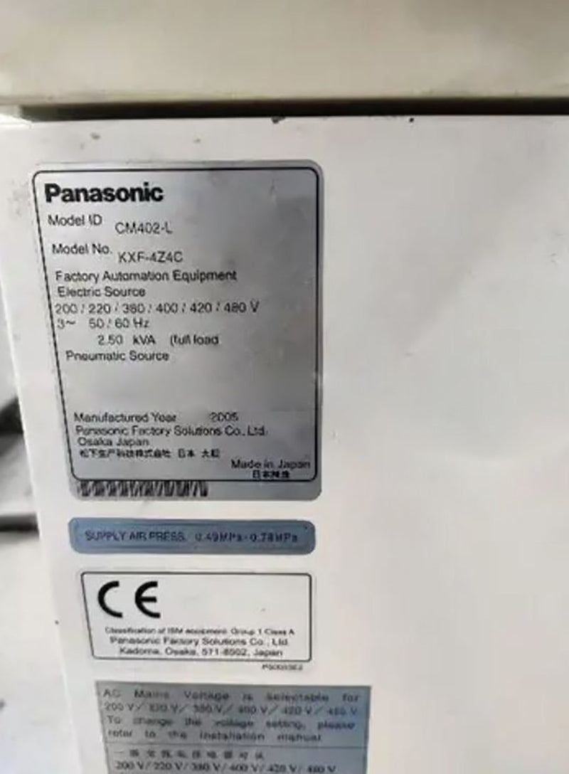 Panasonic CM 402 L Pick and Place