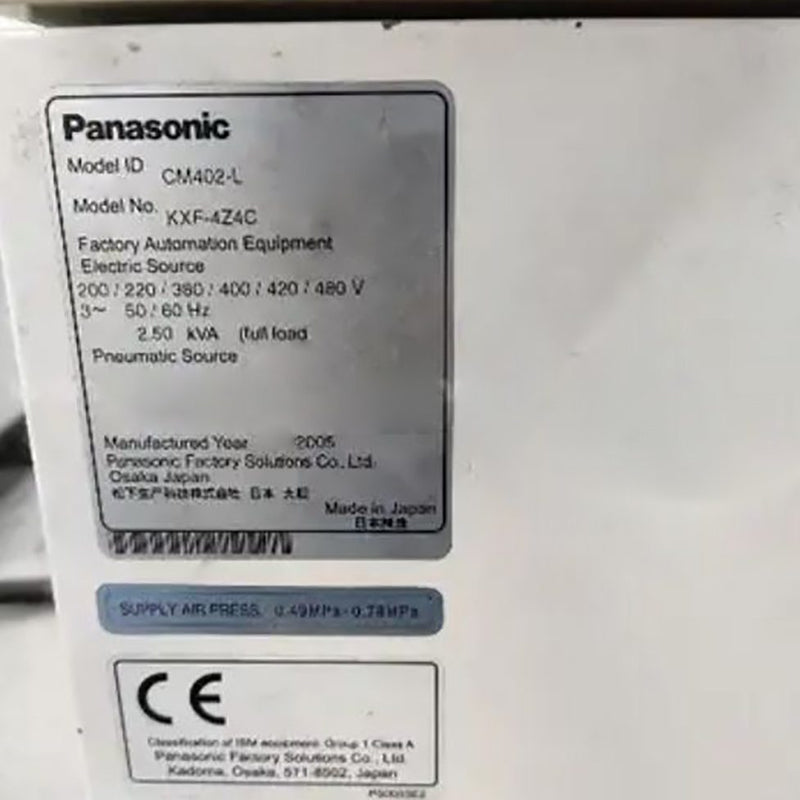Panasonic CM 402 L Pick and Place