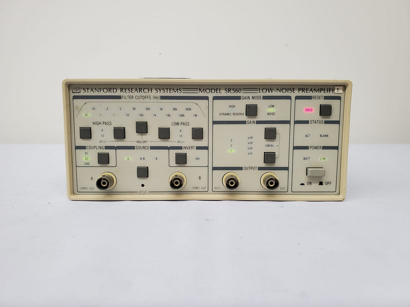 Stanford Research Systems (SRS) SR 560 Low Noise Preamplifier