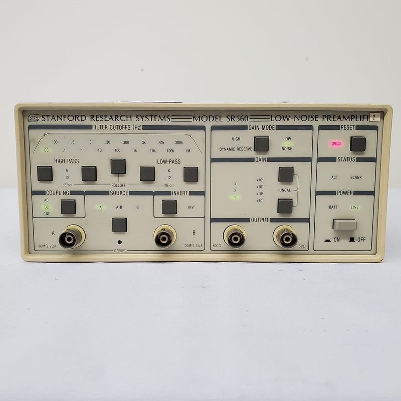 Stanford Research Systems (SRS) SR 560 Low Noise Preamplifier