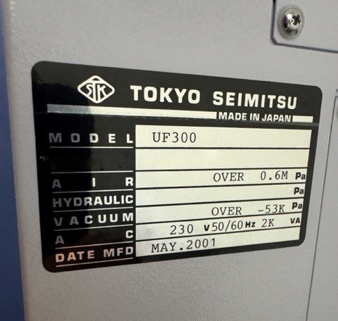 Accretech / TSK UF 300 Prober