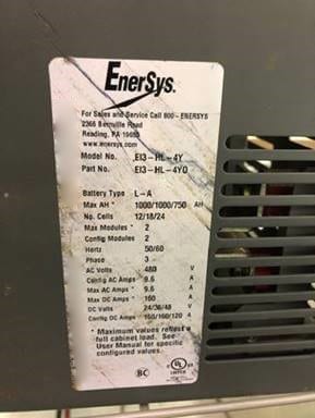 Enersys E 13 HL 4 Y Power Supply