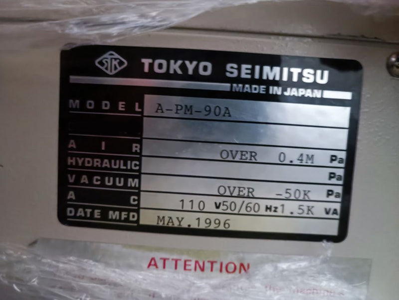 Accretech / TSK APM 90 A Prober