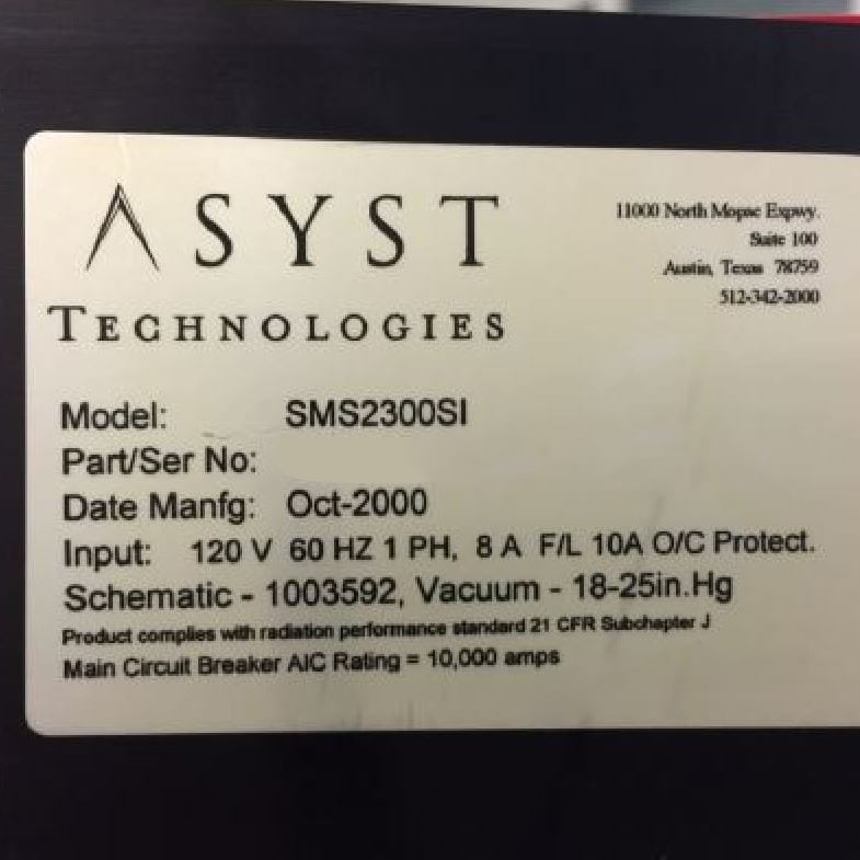 Asyst SMS 2300 SI Loaders
