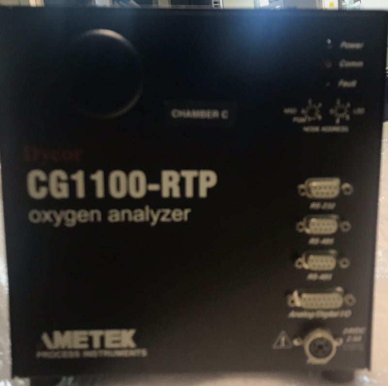Ametek O2 Analyzer Ametek CG 1100 RTP Oxygen Analyzer – Bridge Tronic Global
