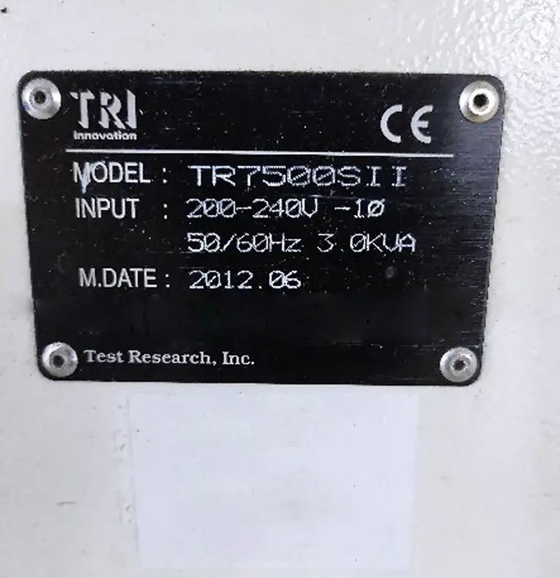 Test Research Inc (TRI) TR 7500 SII AOI (Automated Optical Inspection)