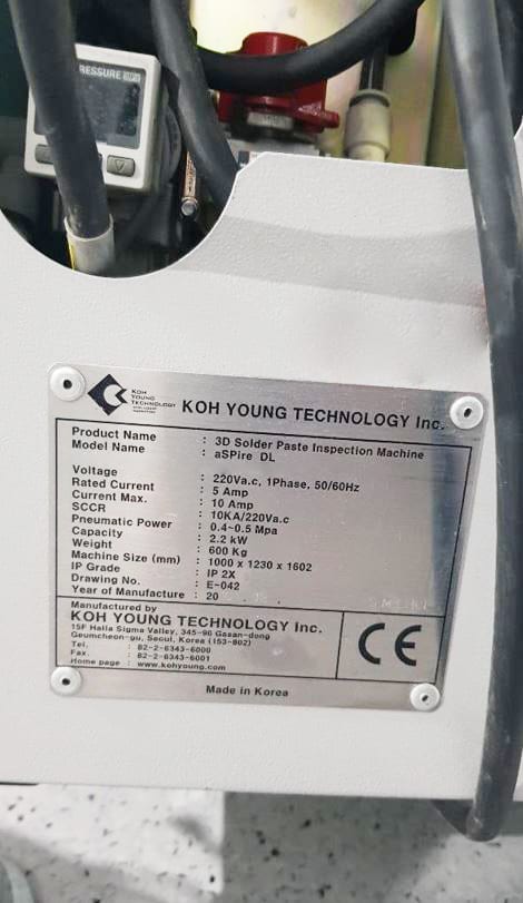 Koh Young Aspire DL PCB Inspection System