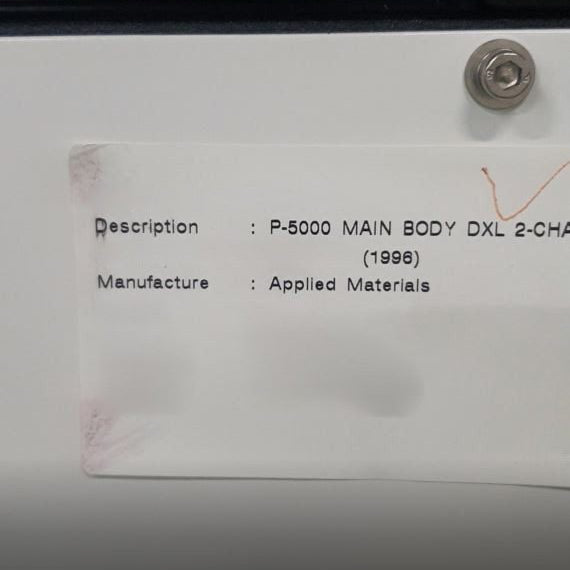 Applied Materials P 5000 Mark II PECVD (Plasma-Enhanced Chemical Vapor Deposition)