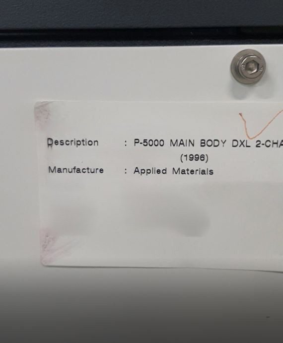 Applied Materials P 5000 Mark II PECVD (Plasma-Enhanced Chemical Vapor Deposition)