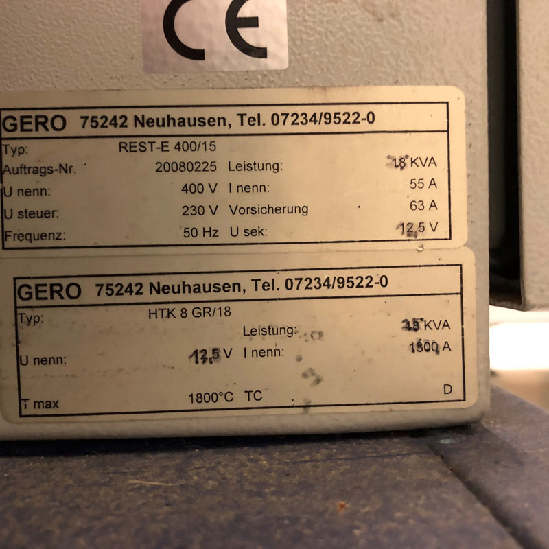 Gero HTK 8 GR Furnace