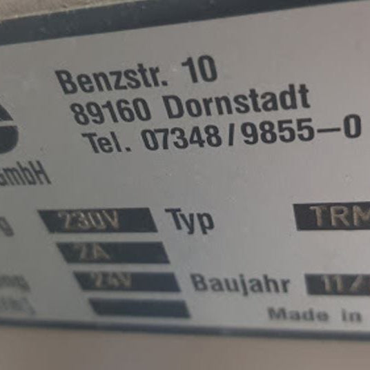 ASYS TRM 02 Conveyor