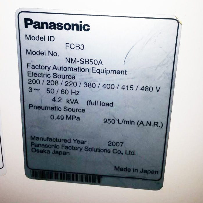 Panasonic FCB 3 Flip Chip Bonder