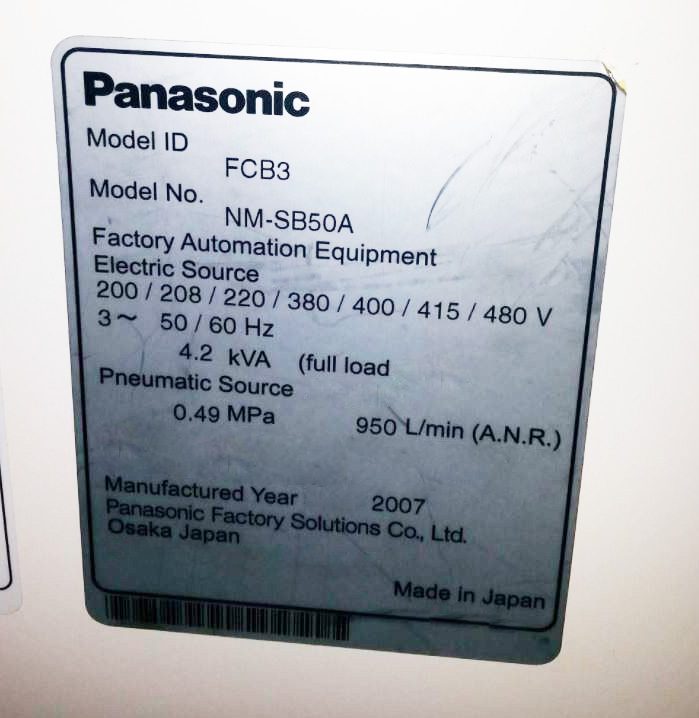 Panasonic FCB 3 Flip Chip Bonder
