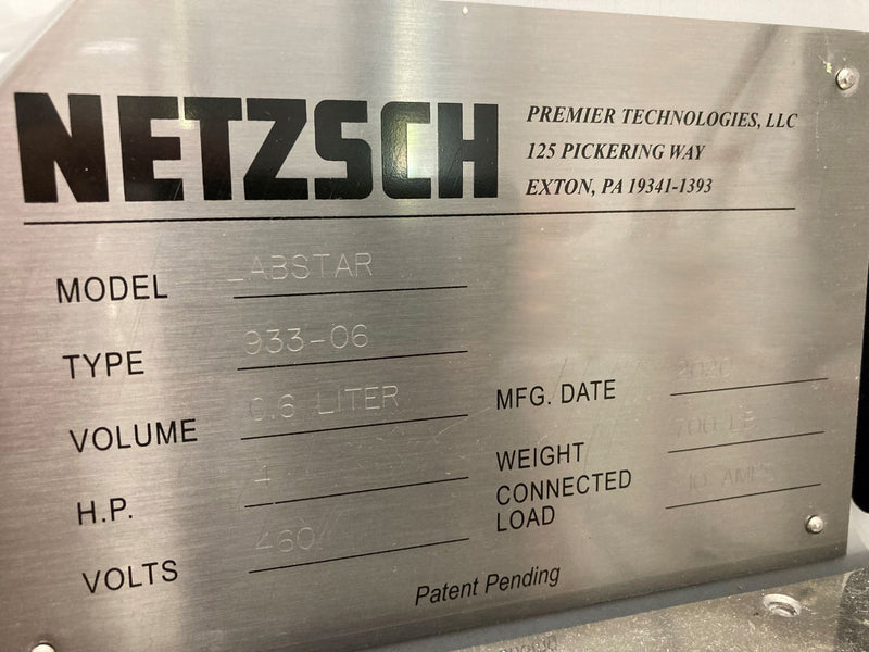 Netzch LabStar Media Mill