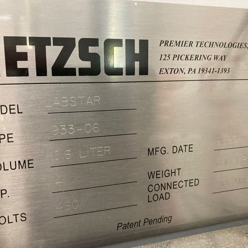 Netzch LabStar Media Mill