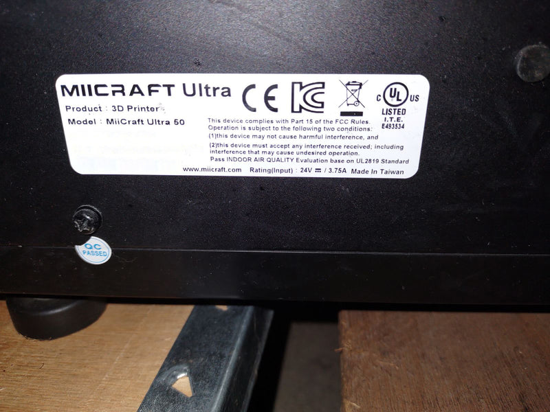 Miicraft Ultra 500 3D Printer