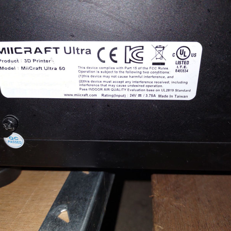 Miicraft Ultra 500 3D Printer
