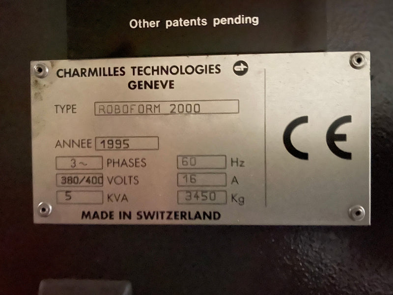 Charmilles Roboform 200 Die Sinker EDM (Electronic Discharge Machine)