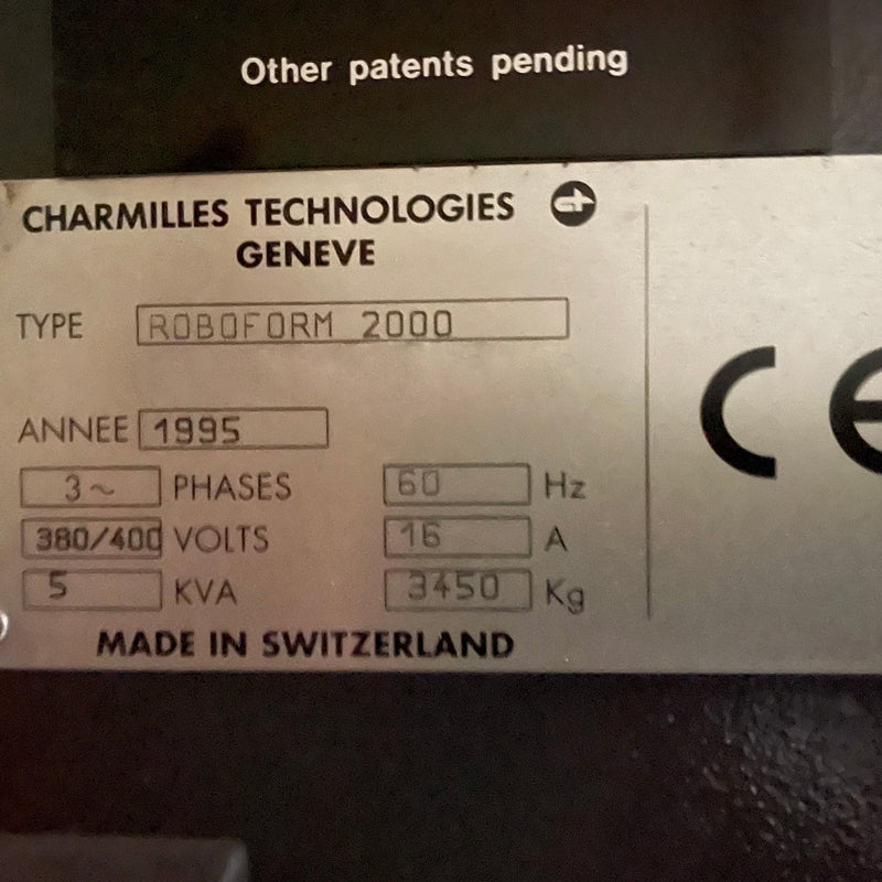 Charmilles Roboform 200 Die Sinker EDM (Electronic Discharge Machine)