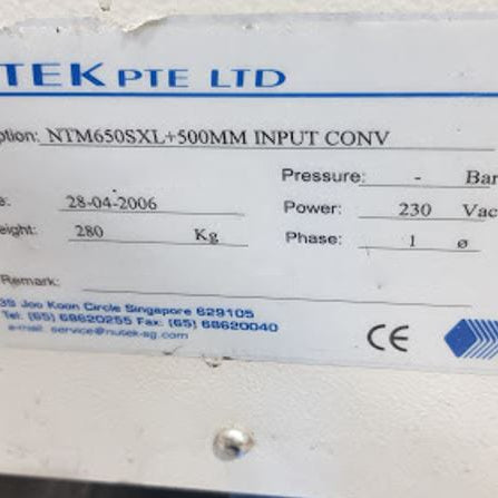 Nutek NTM 650 Buffer