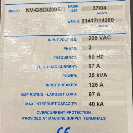 Axcelis NV GSD 200 E Medium Current Ion Implanter