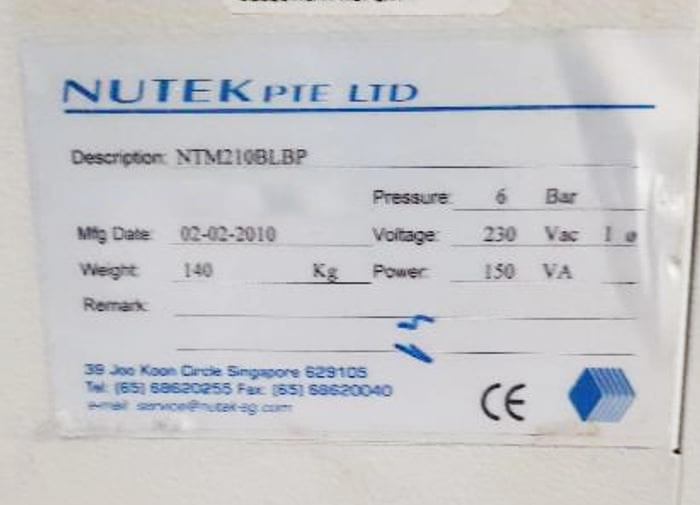Nutek NTM 210 Destacker