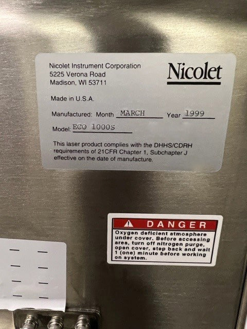 Thermo Scientific / Nicolet ECO 1000 S Spectrometer