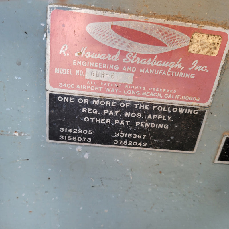 Strasbaugh 6 UR 6 Polisher