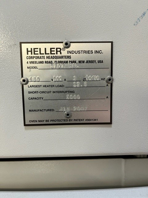 Heller 1707 EXL Reflow Oven